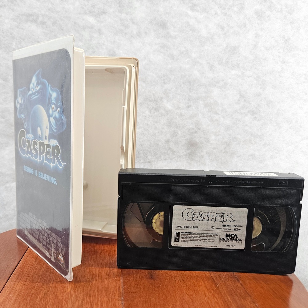 Casper The Friendly Ghost VHS Movie 1995 Family Fantasy Comedy MCA Universal